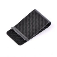 Custom Metal Carbon Fiber Money Clip With Customized Logo